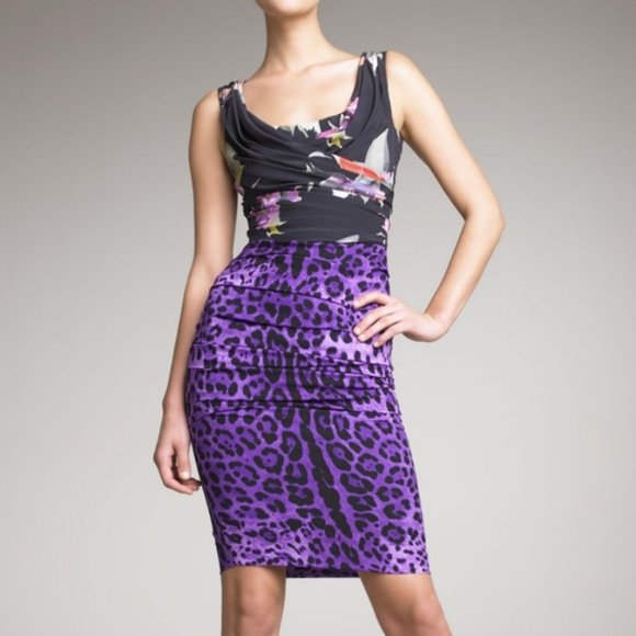 Dolce & Gabbana Dresses & Skirts - Dolce & Gabbana Ruched Silk Midi Dress